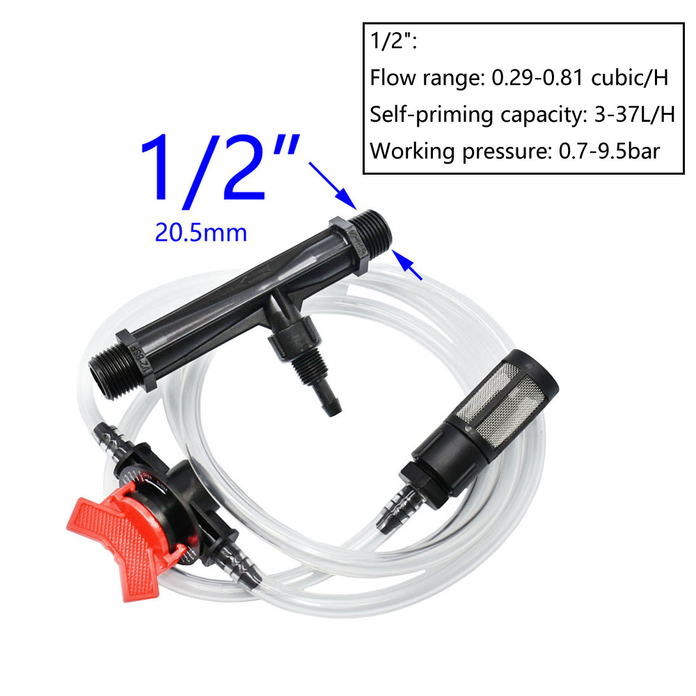 1/2 3/4 1 1.5 Inch Venturi Fer - Fertilizer Injector Venturi 3/4 Inch ulasan dan harga
