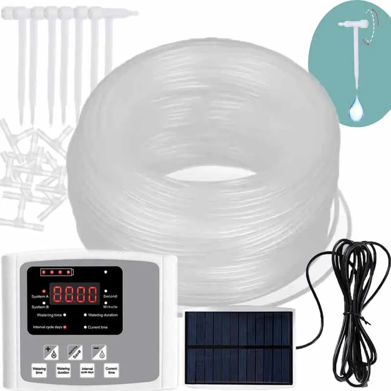 Garden Adjustable Valve Drip I - Solar Drip Irrigation Kit Garden ulasan dan harga
